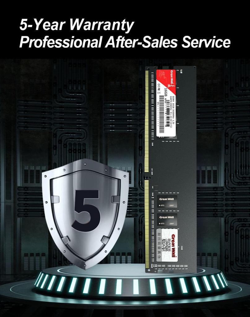 Memory module Great Wall GWP4 DDR4 3600MHz 8GB/16GB desktop memory module