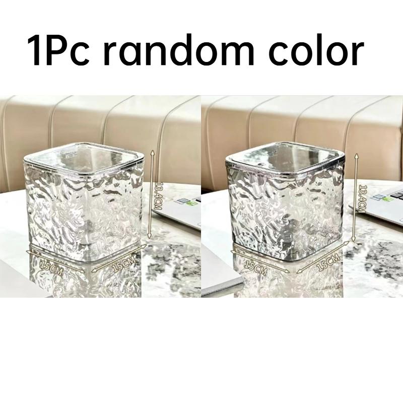 Laundry box container for washing capsules,headband storage box,desktop with lid,garbage storage box for bathroom,office,kitchen