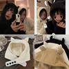 Adorable Winter Cotton Devil Ear Hat For Women Cute And Warm Plush Design