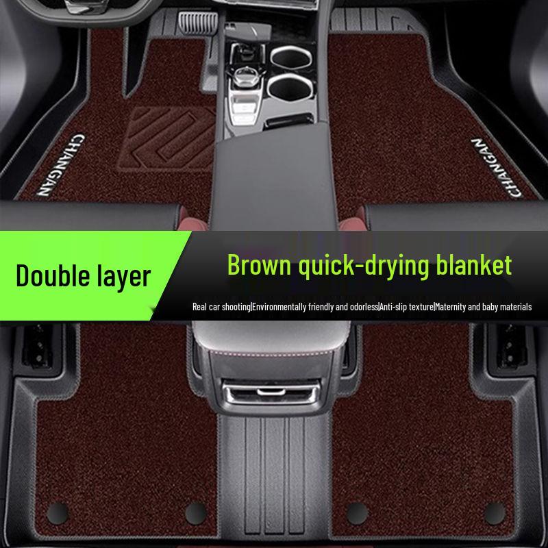 Customized TPE Floor Mats for Changan EADO PLUS, Surround Design with Rice Grain Pattern for EV Zhishang XT