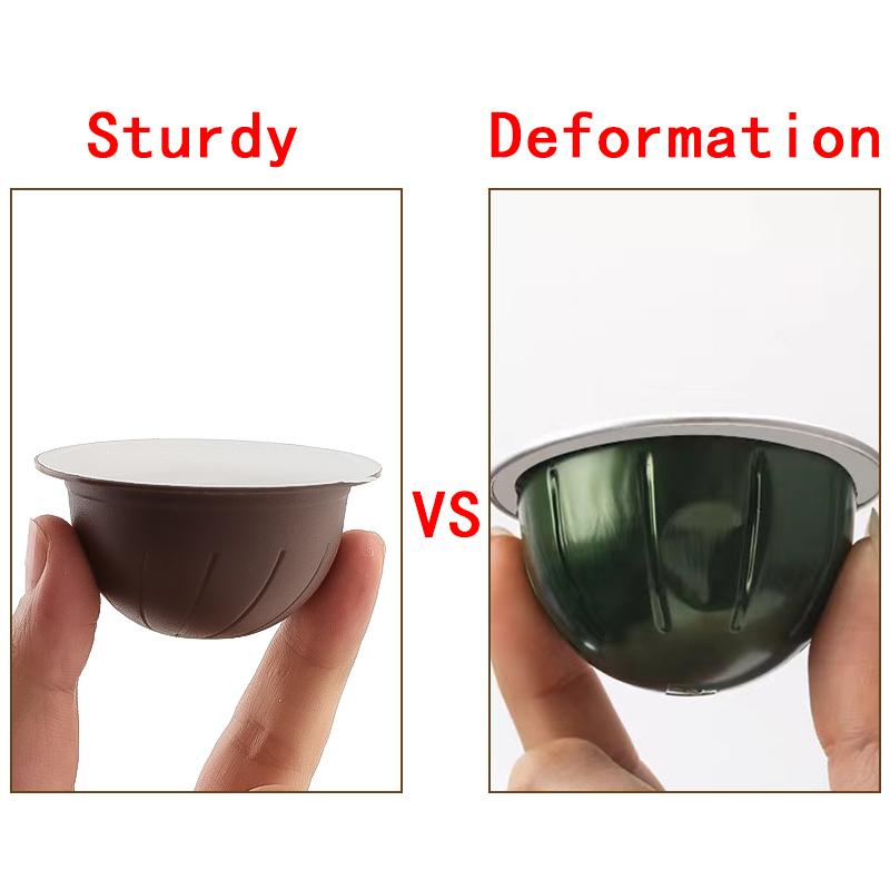 2KS 150ML/230ML Opakovane použiteľné Kávové kapsuly na cca 60 použití Pre Nespresso Vertuo Vertuoline Plniteľné Pody