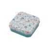 Portable Square Flip Metal Tin Storage Box Durable Rust-free Container for Candy Pills Coins DIY Craft Supplies