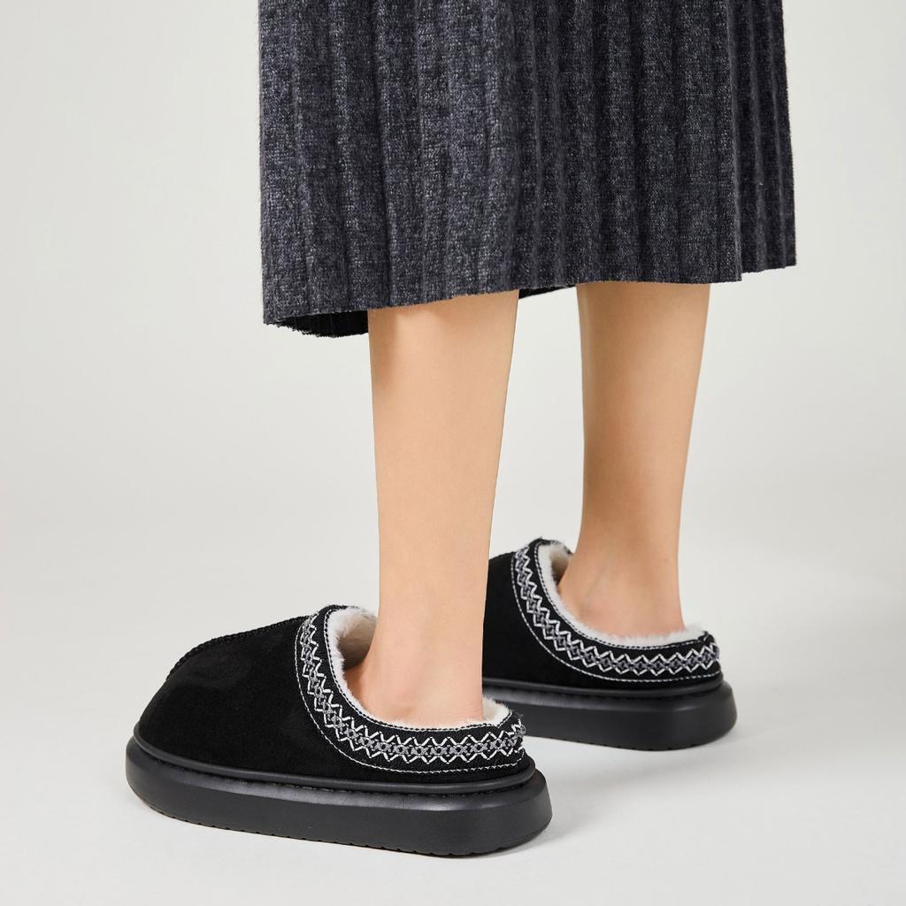 Plus Size, Couple Slippers, Casual Slippers, Comfortable, Plush Slippers, Warm Slippers, Indoor Slippers, Non Slip Slippers, Lightweight, Snow Boots