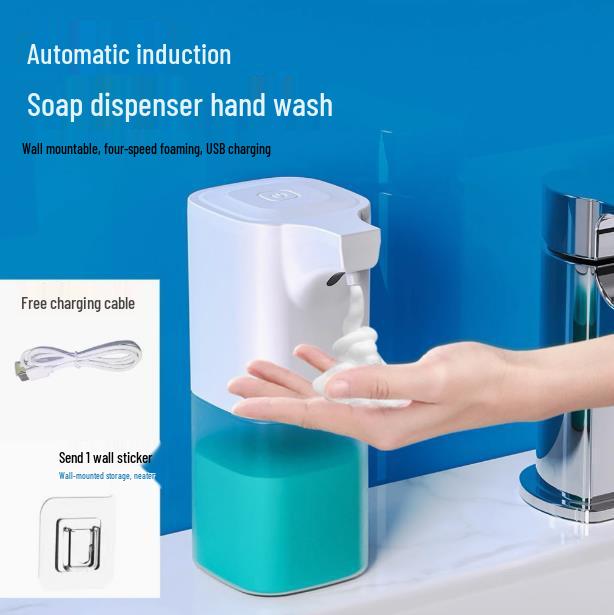 USB-uppladdningsbar väggmonterad skumsåpedispenser