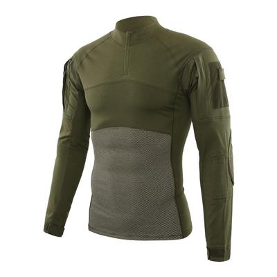 Military Eagle Men's Outdoor Military IV Tactical Solid Color Stretch Breathable Long Sleeve Frogwear Training Tops Camouflage