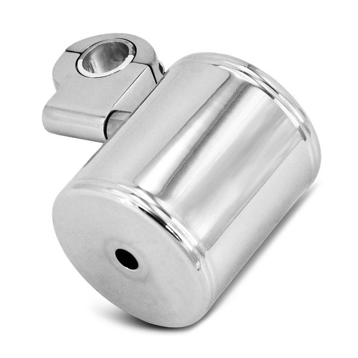 Porte-bouteille / porte-gobelet Costum pour tous les guidons de moto chrome