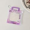 Aesthetic Kpop Photo Card Holder 3 Inch Creative Display Pouch with Lanyard for Collectors Cute Student Anime Badge Carrier