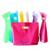 50pcs  Wholesale Color Beauty Plastic Shopping Bags with Handle Personal General Clothes Gift Packaging Bag Convenient Pouch