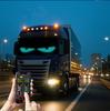 Truck Eye LED Bluetooth Dynamic Light Screen - Flexible Car Decoration