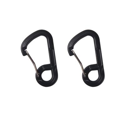 Carabinier aliaj de aluminiu 2 piese negru [MUNKEES] 6-forme