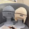 Warm Knitted Hat Thickened Ear Protector Cap Fashion Beanie Hat  for Outdoor Sports