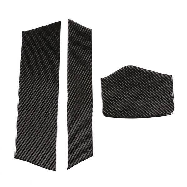 3-Piece Carbon Fiber Armrest Panel Stickers for Left-Hand Drive BMW Z4 (2017-2020)