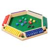 6 Spieler Holz Mathe Klappen & Würfel Brett Box Spiel Kognitives Denkvermögen Holz Shut-The-Box Brettspiel