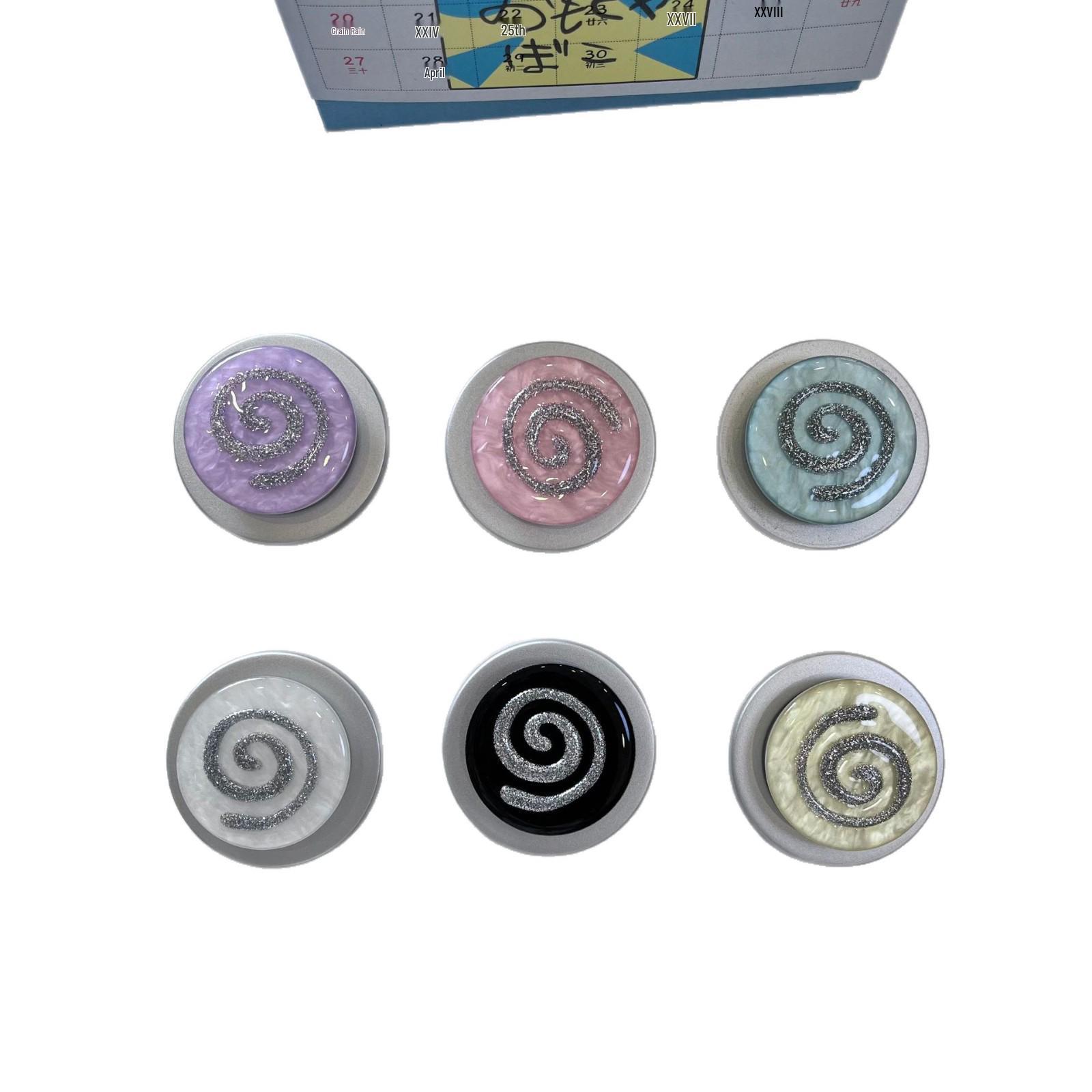 

Colorful Shell Pattern Fish Cake Magnetic Bracket for MagSafe Phones - Strong Grip for Easy Hands-Free Use Standalone Pack чорний