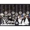 For Christmas Window Stickers Merry Christmas Decorations For Home Wall Sticker Ornament Room Wall Decal New Year Sticker DIY