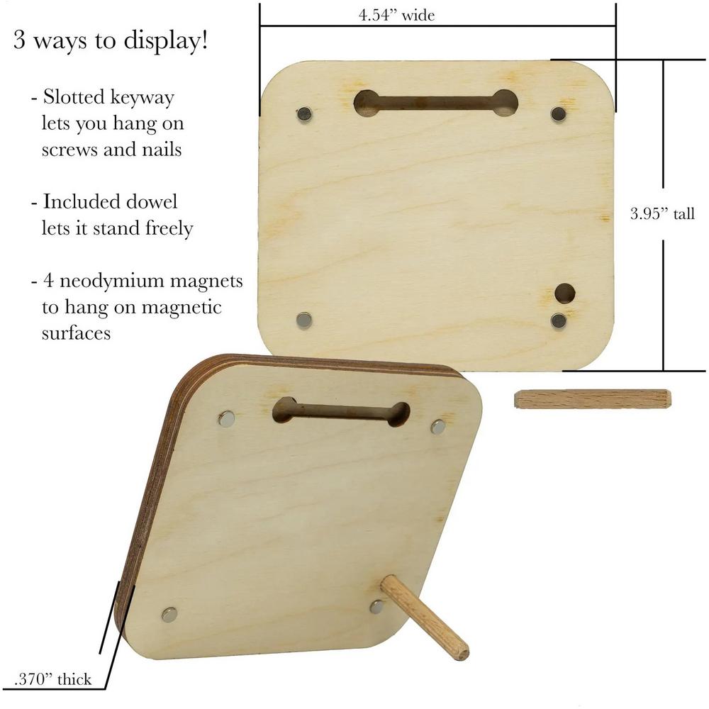Dog Fed Sign Tracking Wooden Magnetic AM PM Pet Feeding Daily Indication Sign Dog Fed Chart Have We Been Fed Fridge Sign Kitten