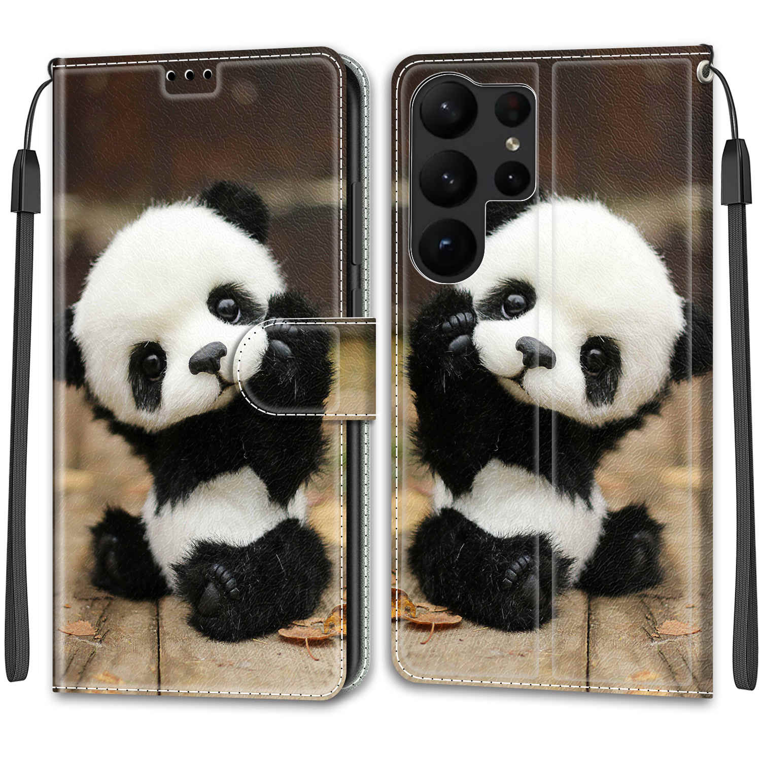 

Роскошный окрашенный кожаный чехол-кошелек в стиле книги, защитный чехол для Samsung Galaxy S25 S24 S23 S22 S21 Ultra Plus S24FE S23FE S20 S10 S9 S8 S7 Samsung Galaxy S24