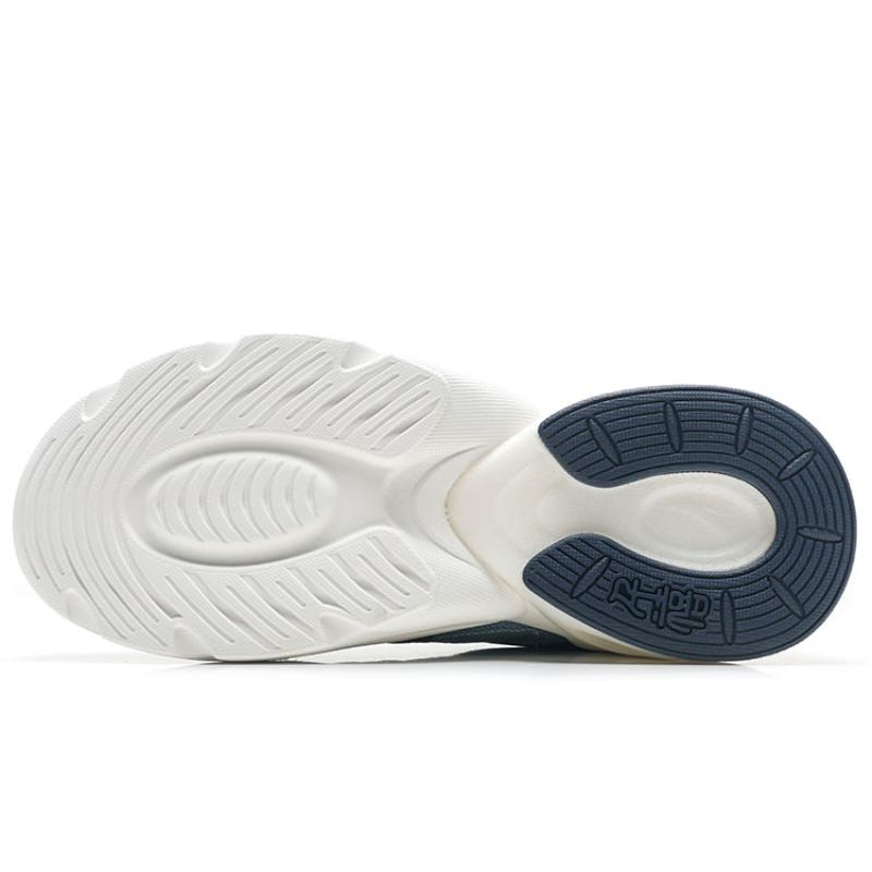 Anta Life Collection Anti-Slip And Wear-Resistant Rebound Low-Top Sports Casual Shoes Men's Gray Blue Sneakers 112328892-3