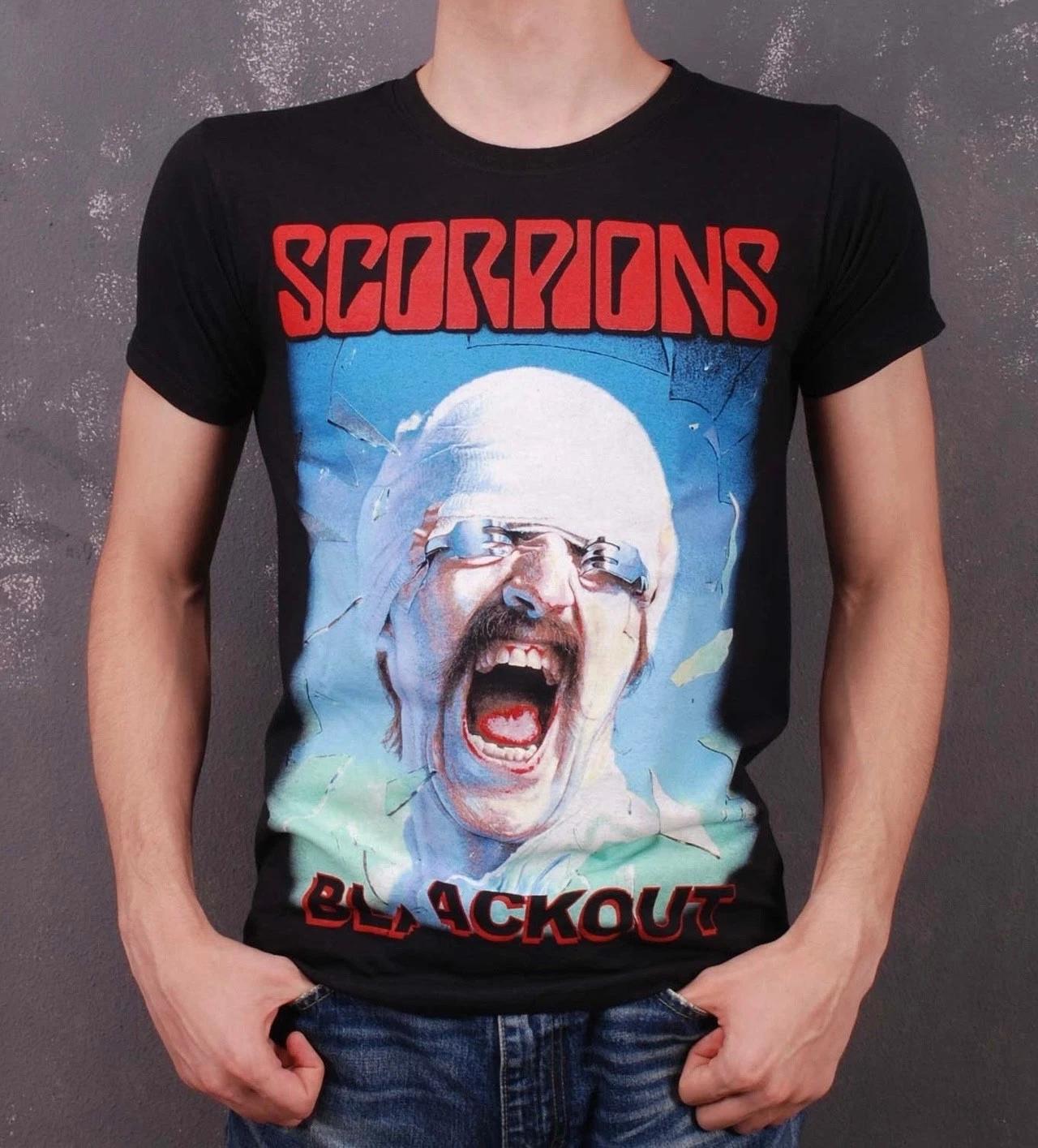 Scorpions - Blackout (Gildan) T-Shirt Black Judas Priest M