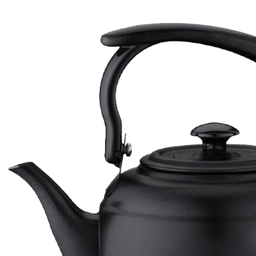 Paslanmaz Çelik Çaydanlık Kettle Kahve Kettle Ev Otel Mutfak Eşyaları 1000ml Çay Severler için Güzel Hediye Paslanmaz Çelik Çaydanlık