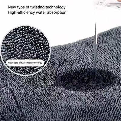 Oversized Automotive Detailing Towel Drying Cloth Extra Large Size High Efficiency Water Absorbing for Multi Person Use