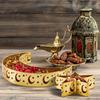 Moon Star Shaped Dessert Tray Gold Color Display Holder New Fruit Tray  Holiday Gathering
