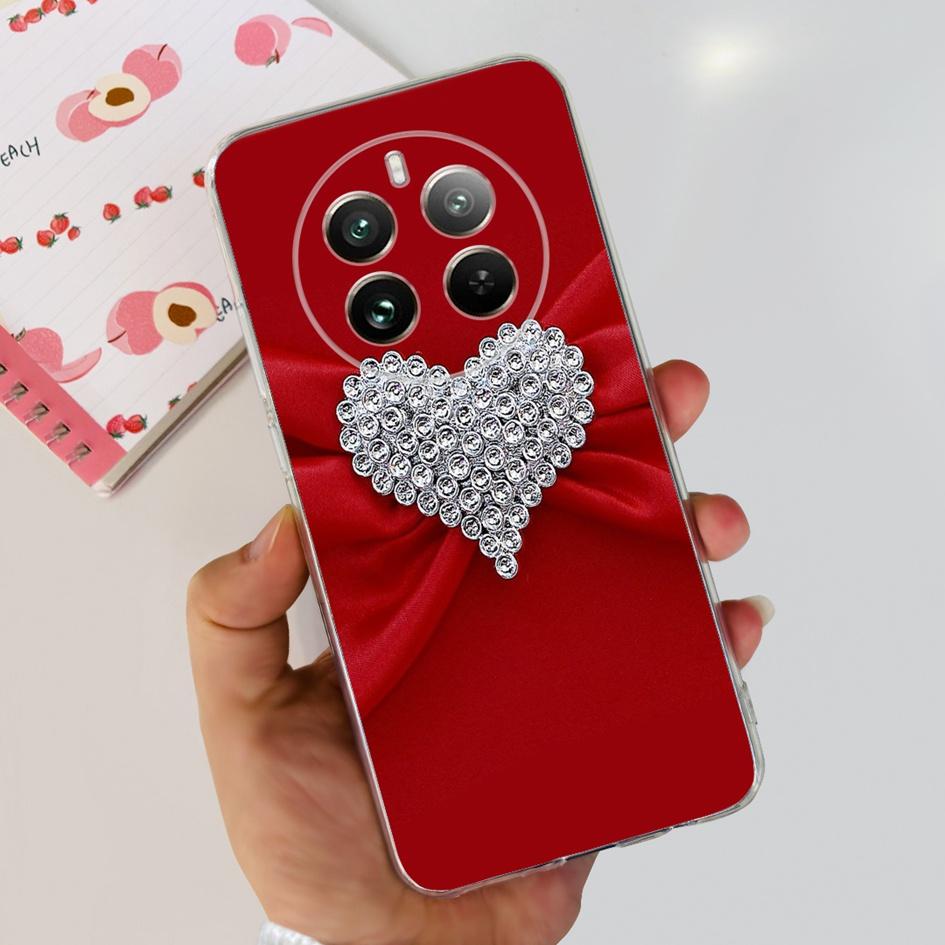 For Realme 12 Pro Plus Case Popular Flower Astronaut Soft Clear Silicone Phone Cover on Realme 12 Pro 5G 2024 Funda RMX3842 Case