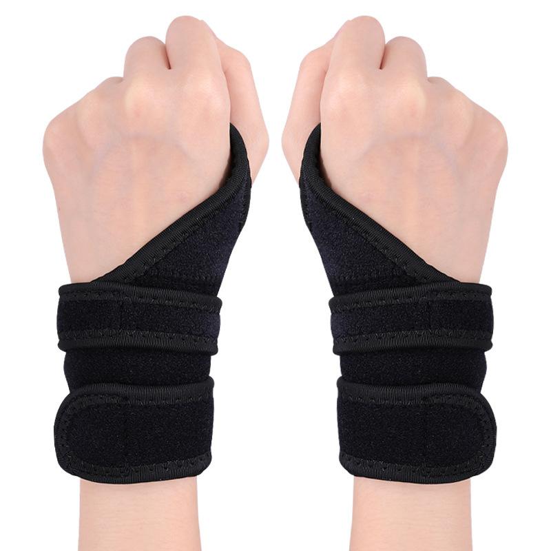 Wrap-around Sports Winding Straps Double Pressurized Fixed Wrist Guards Men's and Women's Fitness Sheaths Sweat-absorbing and Breathable Wrist Guards