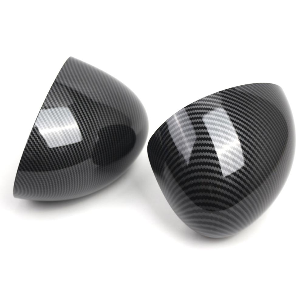 Car LHD Carbon Pattern Side Mirror Cover For Mini Cooper F54 F55 F56 F60 L+R 14-19 Side Wing Rearview Mirror Cover