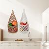 Bohemian Style Wall Hanging Fruit Net Bag Eco-Friendly Hanging Vegetable Basket Indoor Garden