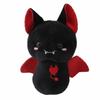 Durable Soft Halloween Bag Pendant PP Cotton Stuffed Toy Funny Bat Plush Keychain  Commute