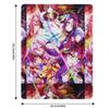 No Game No Life Anime Throw Blanket Stylish Decor Blanket Gift for Friends Roommate