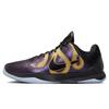 Nike Zoom Kobe 5 Slip Resistant Abrasion Resistant Low top Basketball Shoes Men's Black Gold IB4481-500(Team667-)