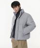 Goose Down Puffer Short Padded Jacket [Light Gray]