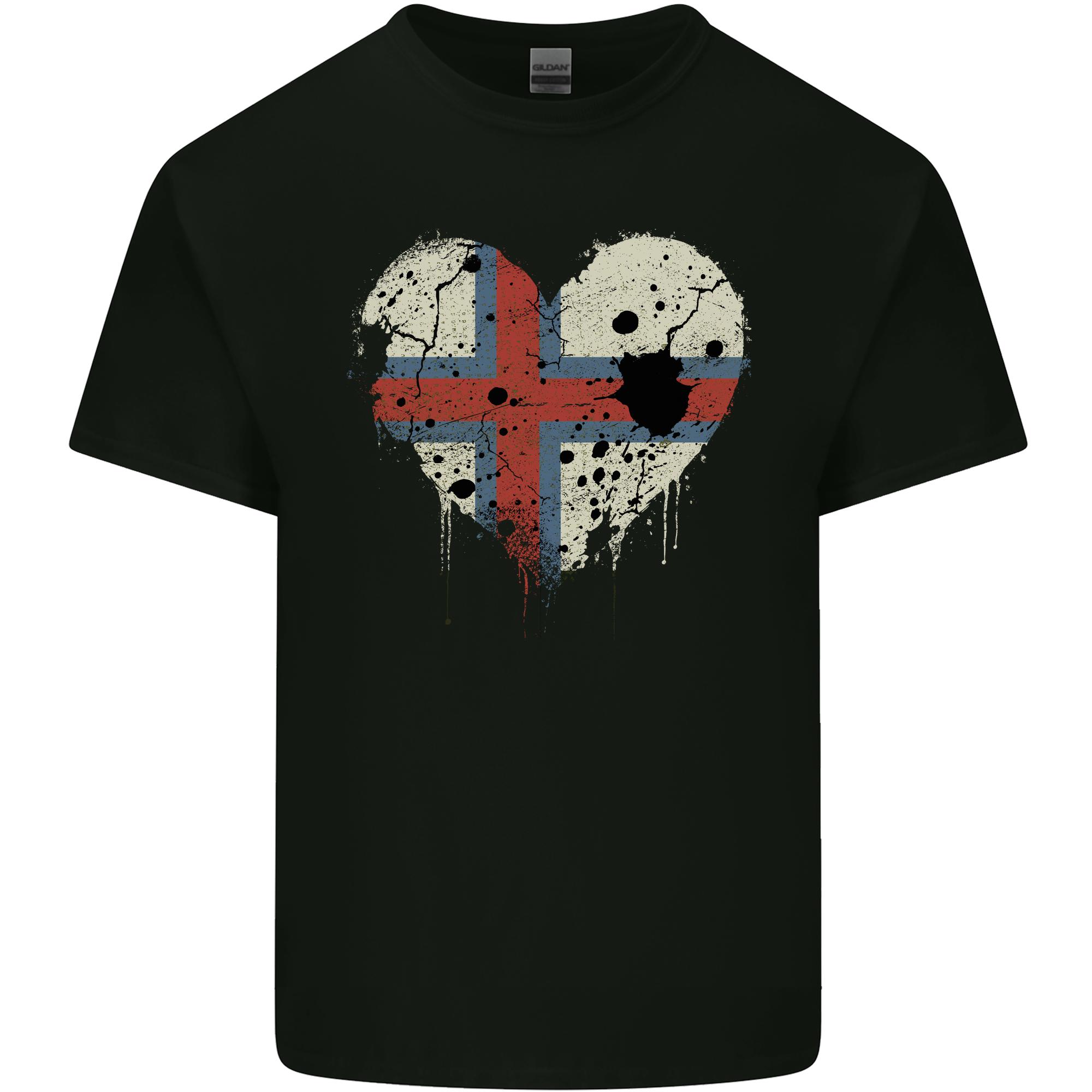 Love Flag Faroe Islands Football Unisexs Light Cotton TShirt S