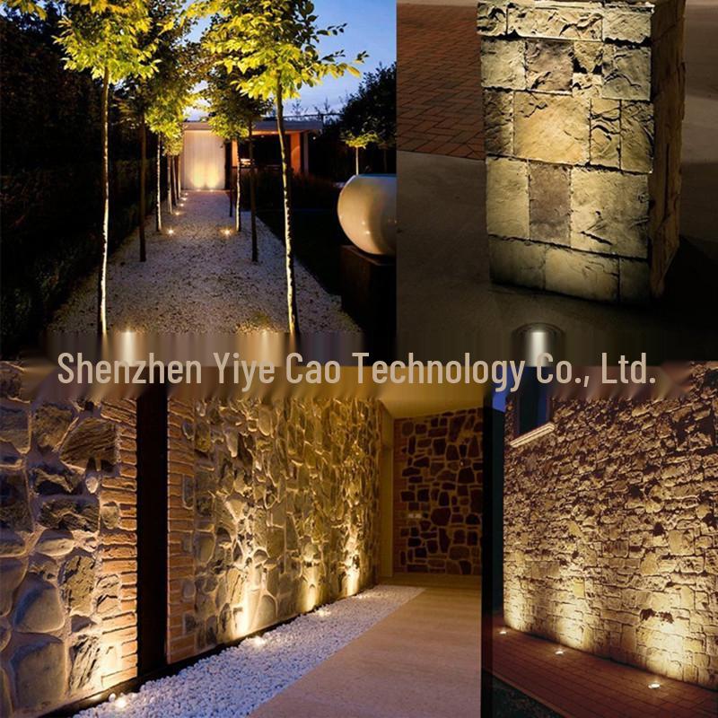 COB Anti-Glare Outdoor Recessed LED Ground Spotlight for Pathways and Courtyards