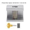 Aluminum Window Safety Lock Silver Sliding Window Stopper Adjustable Sliding Window Lock  Home