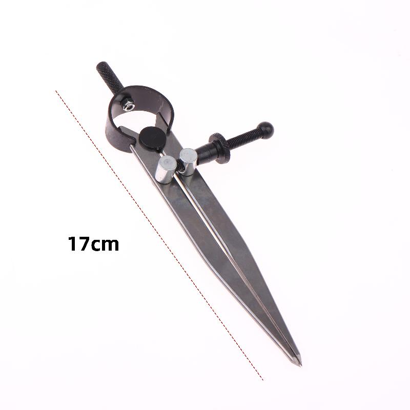 1 Piece Adjustable Compasses Gauges Leathercraft Line Marking Gauge Wing Divider Rotating Scratch Gauge Handcraft Leather Tool