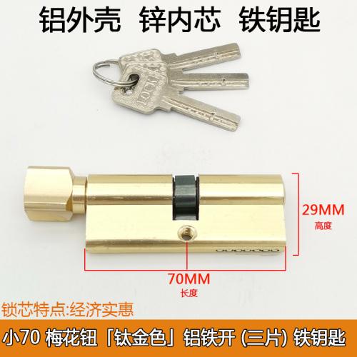 Wooden Door Lock Cylinder Small 70 Household Universal Open Indoor Door Change Lock Core Accessories Multi Key Bedroom Door Lock