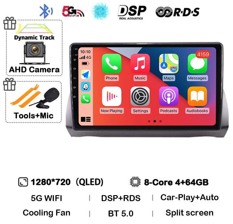Android 14 Carplay Auto For Fiat Argo 2019 2020 2021 2022 Stereo Multimedia Autoradio DSP Car Radio Video Player GPS 360 Camera