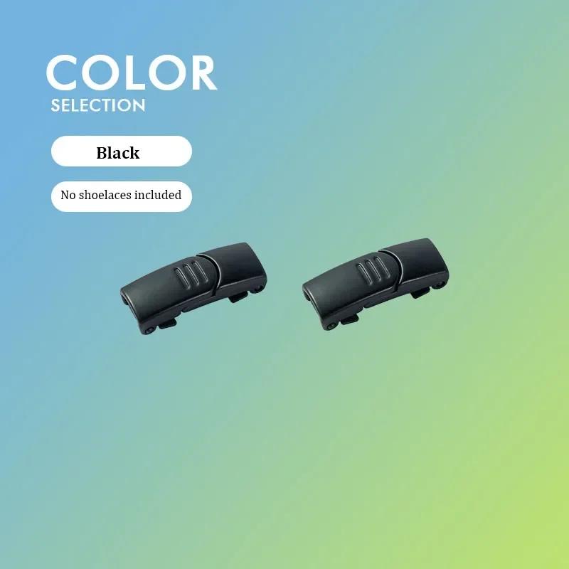 1 Pair Magnetic Shoelaces with Quick Release Buckle for Casual Shoes Sneakers Boots - No-Tie Lazy Shoe Laces Lock for Canvas