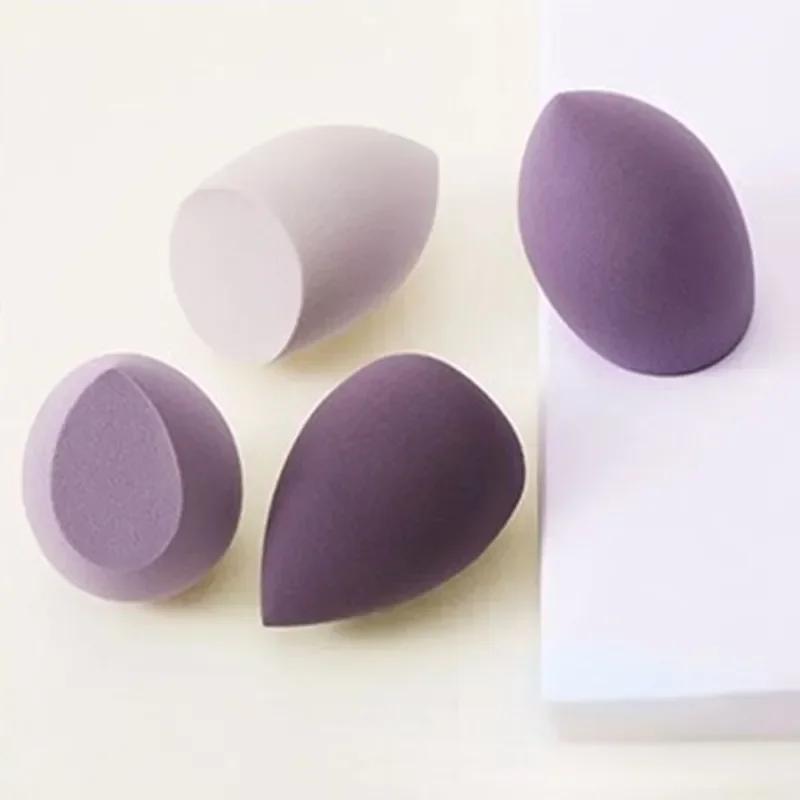 4pcs  Makeup Sponge Cosmetic Puff Dry and Wet Combined Cosmetic Egg Women Foundation Powder Puff Bevel Cut Makeup Sponges puff