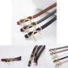 Stylish New Bowknot Decorative Pu Leather Slim Waist Belt For Elegant Women Fashion