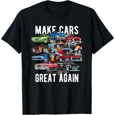 Rendez les voitures formidables à nouveau ! T-shirt Voitures Muscle, Voitures Classiques et Hotrods