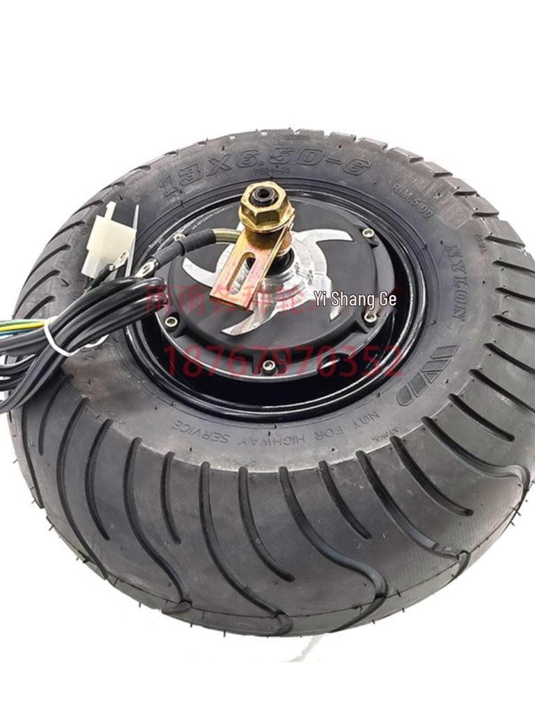 Electric Harley Scooter: 48V/60V, 800W/1500W Brushless Hub Motor, 13x6.50-6 Inch Wheel