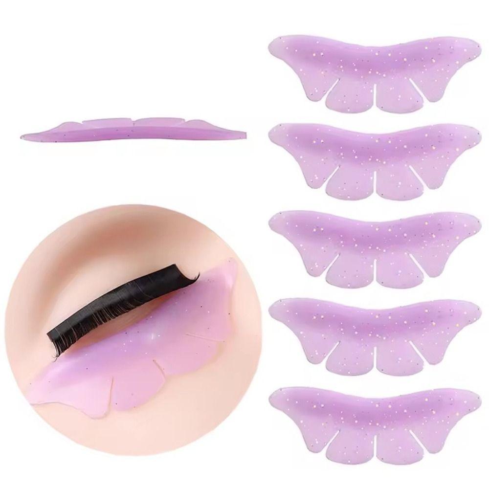 Glitter Lash Lifting Pads Butterfly Shaped Eyelash Shims  Eyelash Accessories