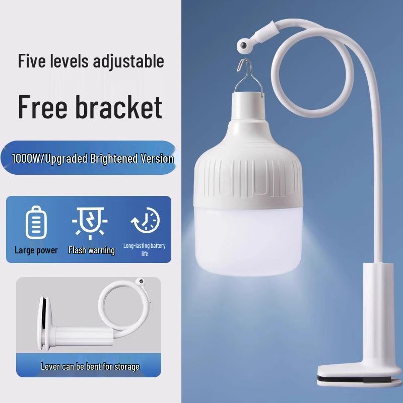 

Перезаряжаемая светодиодная аварийная лампа с USB - Сверхяркий свет для улицы/помещения для дома, ночного рынка и уличных торговцев