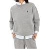 Polo Ralph Lauren Solid Color Crew Neck Long Sleeve Sweatshirt Women Sweatshirt Gray 211971697-004
