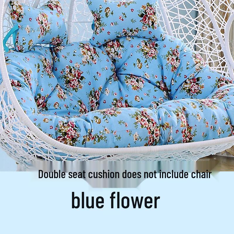 Double Hammock Hanging Chair Cushion - Thick, Washable Rattan Chair Cover for Autumn