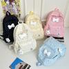 School Bag Girl Junior High School High School Girl Heart Polka Dot Bow Versatile High Value Student Backpack